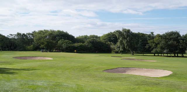 A view of hole #13 at Heswall Golf Club
