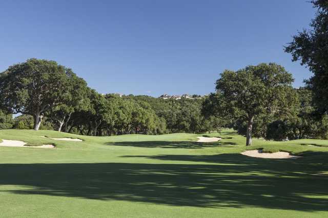 View of a green from Tapatio Springs Hill Country Resort