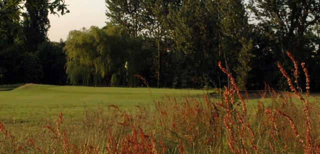 A view of a green at South Herts Golf Club