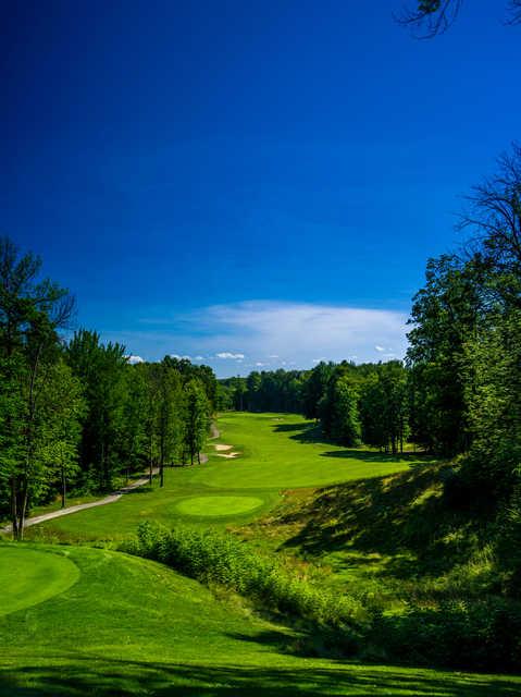 View from the tees at The Legend at Shanty Creek