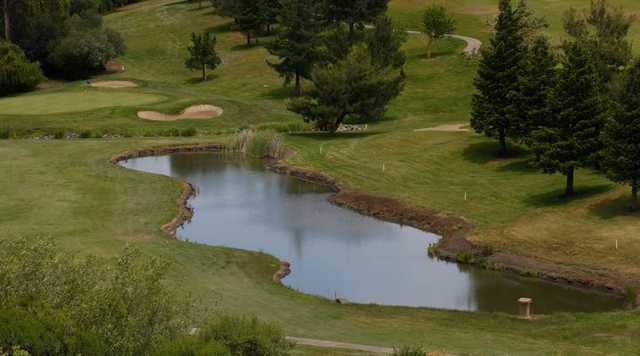 A view from Blue Rock Springs Golf Course