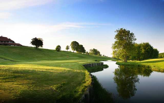 A view of a green at Redlibbets Golf Club