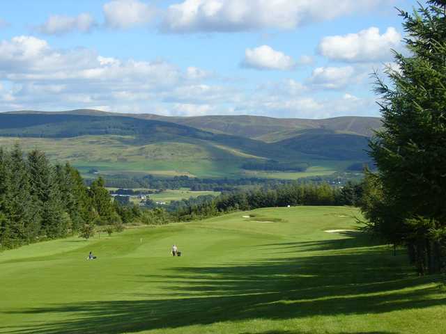 View of the 14th fairway at The Moffat Golf Club