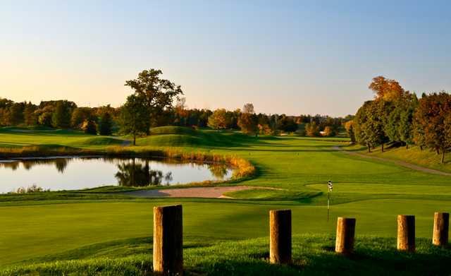 A fall day view from St. Andrew's Valley Golf Club