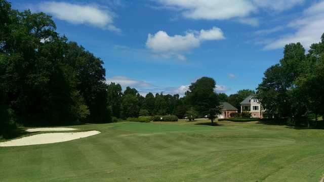 View of the 8th green from the Chateau Course at Chateau Elan Golf Club