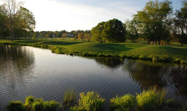 View of the 11th green from the Chateau Course at Chateau Elan Golf Club