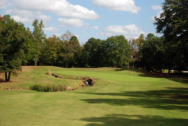 View of the 13th from the Woodlands Course at Chateau Elan Golf Club