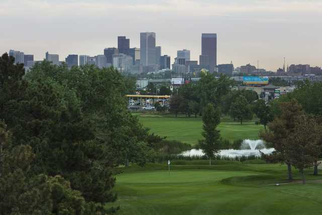View of the 2nd hole from Overland Park Golf Course