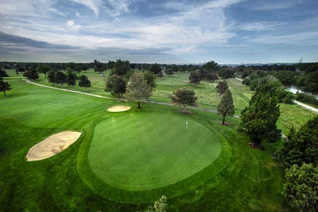 View of the new 16th hole at Overland Park Golf Course