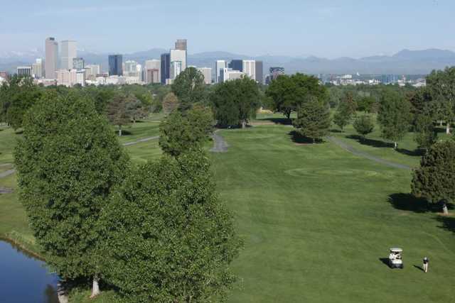 View of the 11th fairway at Denver City Park Golf Course