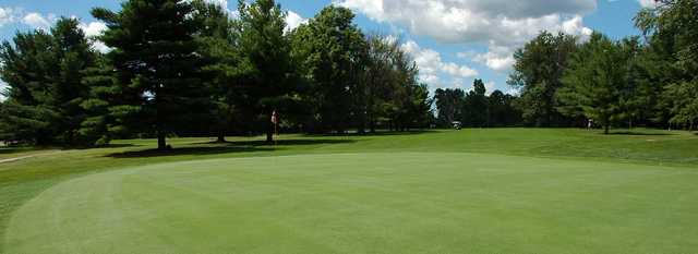 A view from a green at Pine View Golf Course