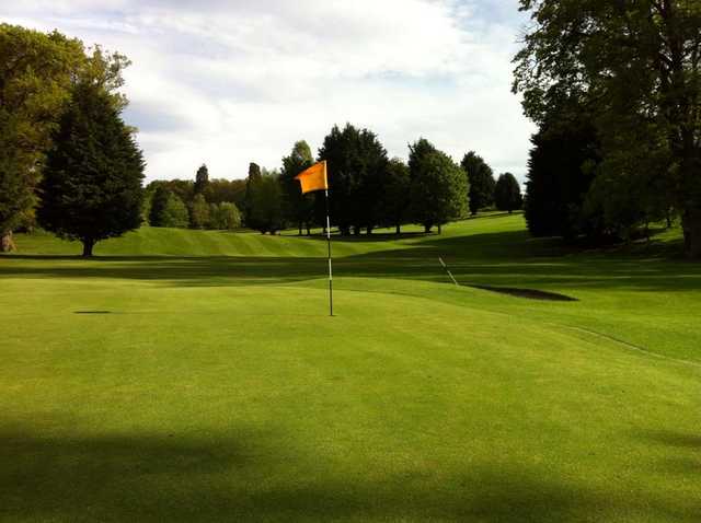 View from a green at The Hirsel Golf Club