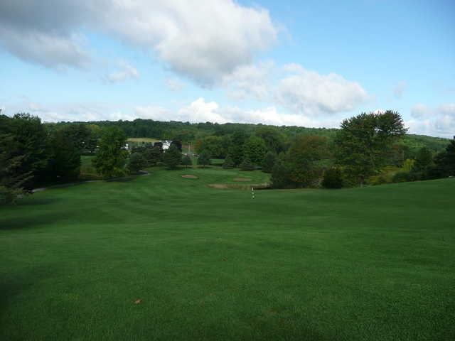 A view from Hole #9 middle fairway at Camillus Hills GC