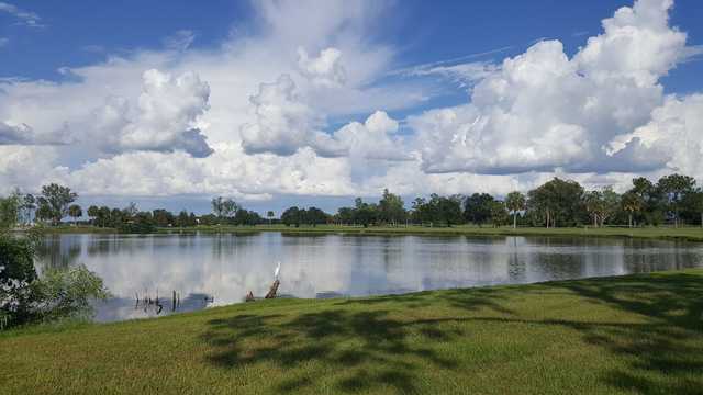 View from the par-3 7th hole at Kissimmee Golf Club