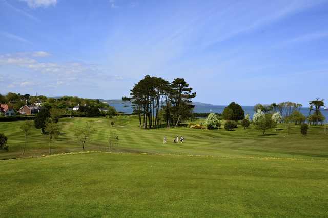 View of the 1st hole at Helen's Bay Golf Club