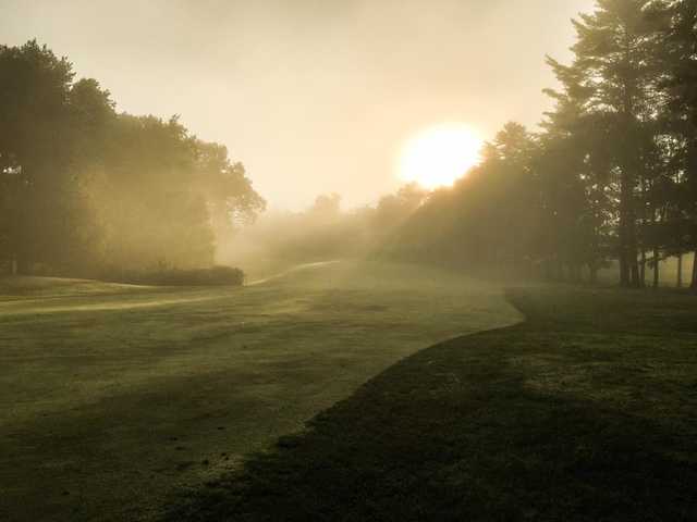 A view of fairway #16 at Woodloch Springs Country Club