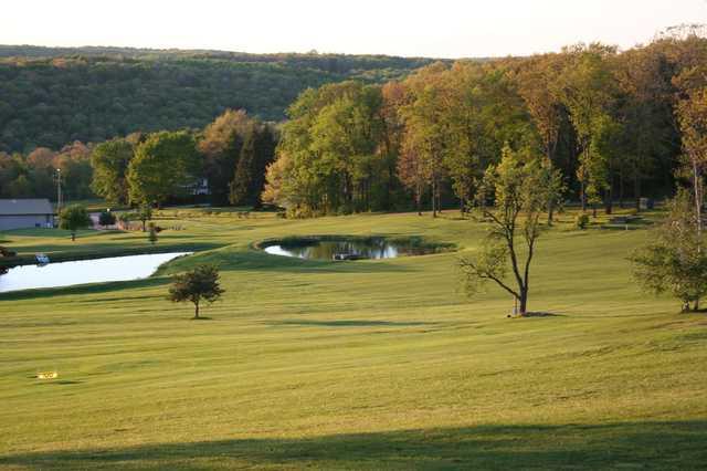 A sunny day view from Lucky Hills Golf Course