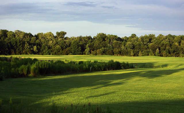 View of the 16th green at Providence Golf Club