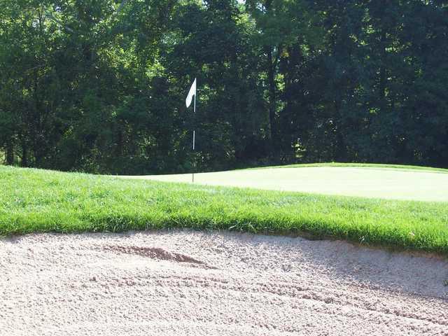 A view of a hole at Hickory Valley Golf Club