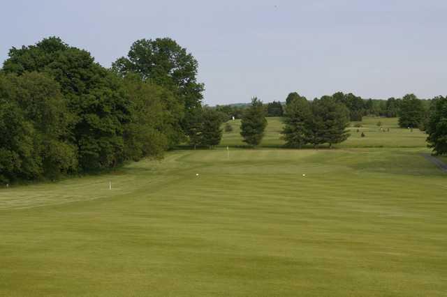 A view from a fairway at Gilbertsville Golf Club