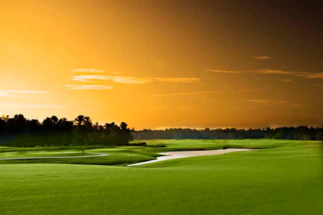 A view of the 10th hole at Providence Golf Club