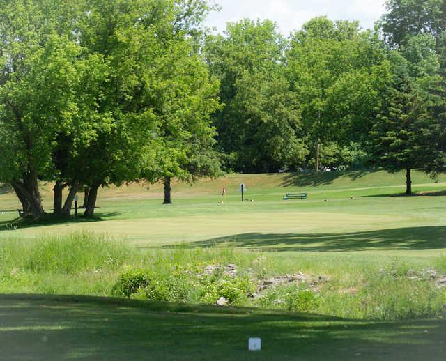 A view of hole #1 at Frankford Golf Course