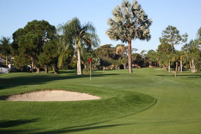 View of the 4th hole at Quail Run Golf Club