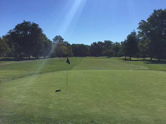 A view of hole #9 at Lake Isle Country Club