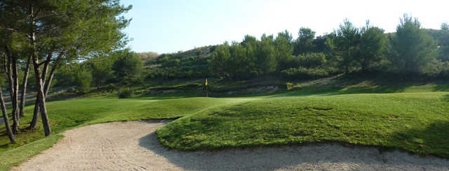 A view of a hole at Le Golf de la Cabre d'Or