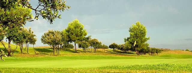 A view of a green at Le Golf de la Cabre d'Or