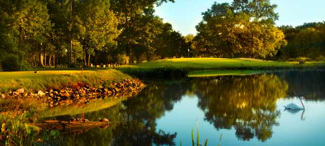 View of the 13th hole at Sawmill Creek Golf Course