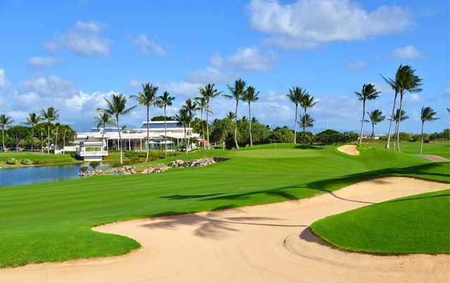View of the 9th hole at Kapolei Golf Club