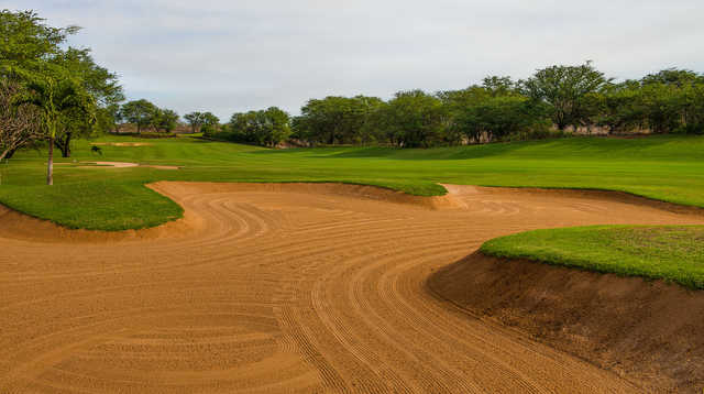 View of the 4th hole at Maui Nui Golf Club