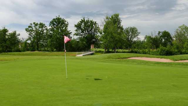 A view of hole #3 at Golf de Montauban L'Estang