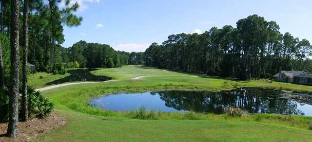 A view from tee #1 at Cypress Knoll Golf & Country Club
