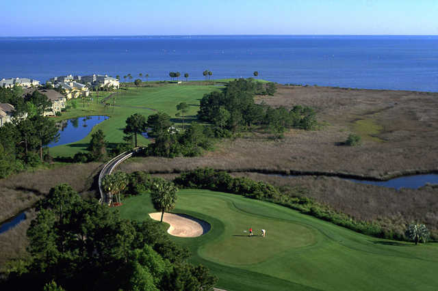 Aerial view from Links course at Sandestin Golf and Beach Resort