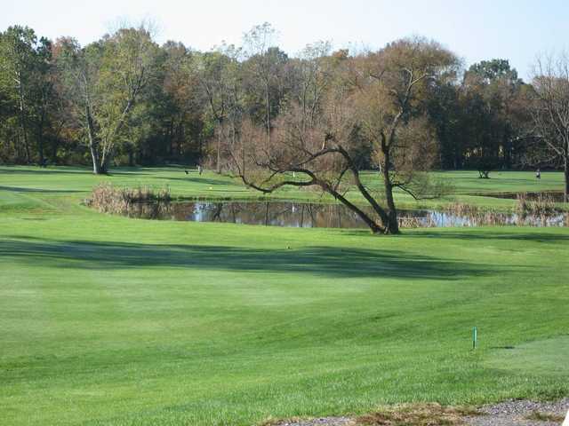 A view over a pond at Sweet Water Golf Course