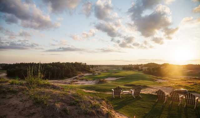 A view from Sand Valley Golf Resort
