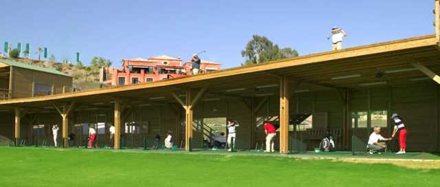A view of the driving range at Magna Marbella Golf
