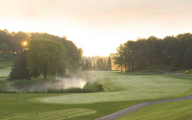 A view of the 12th fairway at The Spruce Run Course from Grand Traverse Resort & Spa