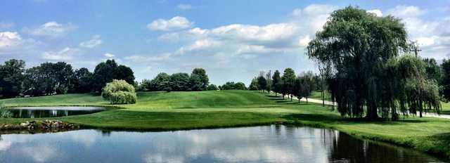 A view of hole #7 at Pickering Valley Golf Club