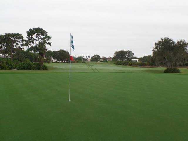 A view of a hole at University Park Country Club