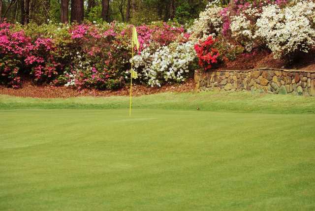 A view of hole #17 at Golden Hills Country Club