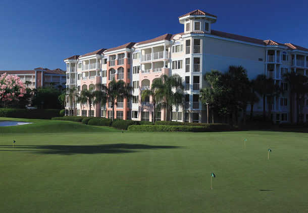 A view of the practice putting green at Grande Vista Golf Club