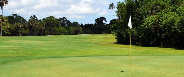 A view of a hole at Great Outdoors RV & Golf Resort