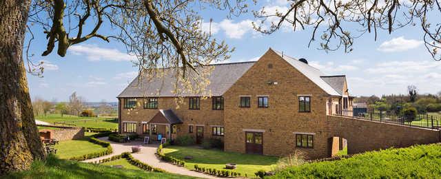 View of the clubhouse at Rye Hill Golf Club