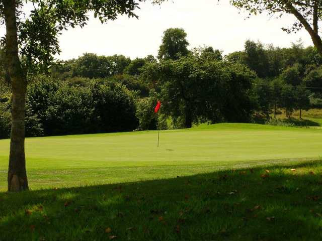 Looking back from a green at Rye Hill Golf Club