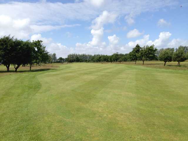 A sunny day view from Southport Golf Academy.