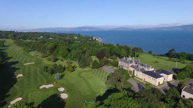 Aerial view from The Royal Belfast Golf Club