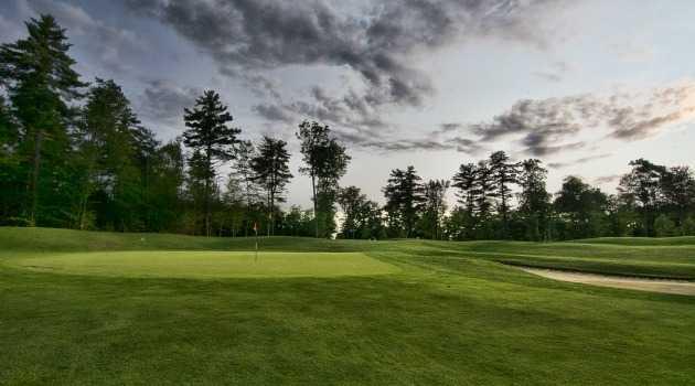 A view of the 3rd green at Laconia Country Club